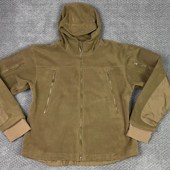 Condor Other - Condor Sierra Hooded Fleece Jacket Men's 3XL Coyote Brown Tan Tactical Utility